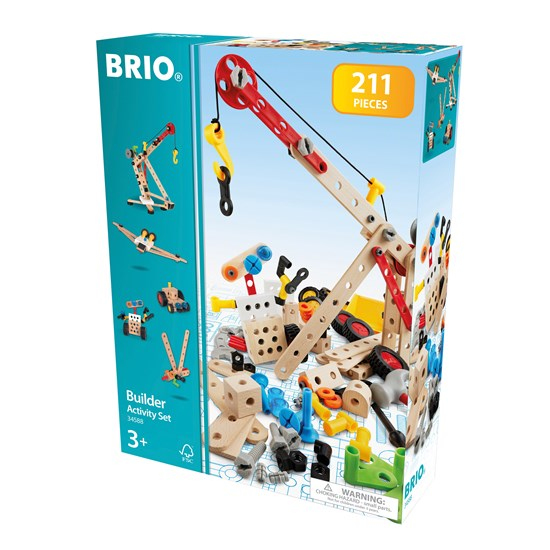 Brio Builder puuhasetti 34588, 211 osaa