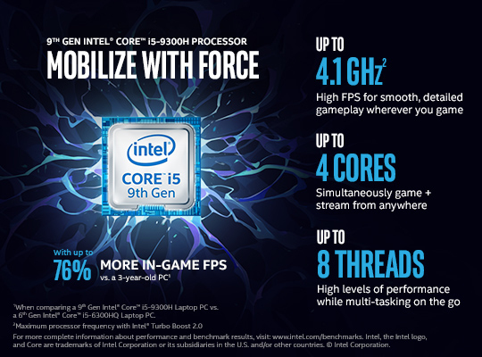 LENOVO LEGION Y540 15.6FHD 144HZ/I5-9300H/8GB/256GB/GTX1660TI/W10H/RAVEN BLACK