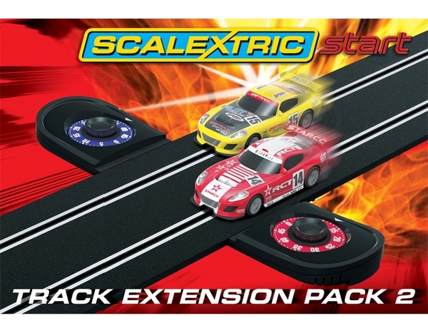 Scalextric START - Extension pack 2 varvr&auml;knare inkl raka + ytterligare 1st
