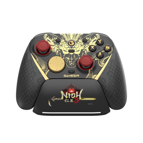 GameSir G7 Pro 8K tr&aring;dl&ouml;s spelkontroll - Nioh 3 Edition, Svart/Guld (PC)
