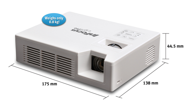 Mobile LED projector WXGA