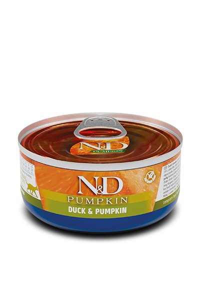 Farmina N&amp;D Pumpkin Duck &amp; Pumpkin, Wet food for cats, Adult, 70g
