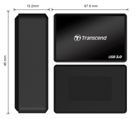 Transcend TS-RDF8K USB 3.0 Multi Kortinlukija