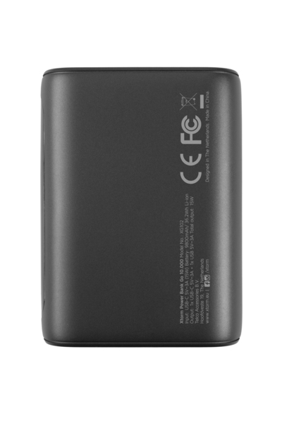 XTORM Go-series 10000mAh 15W USB-C &amp; USB-A - power bank, black
