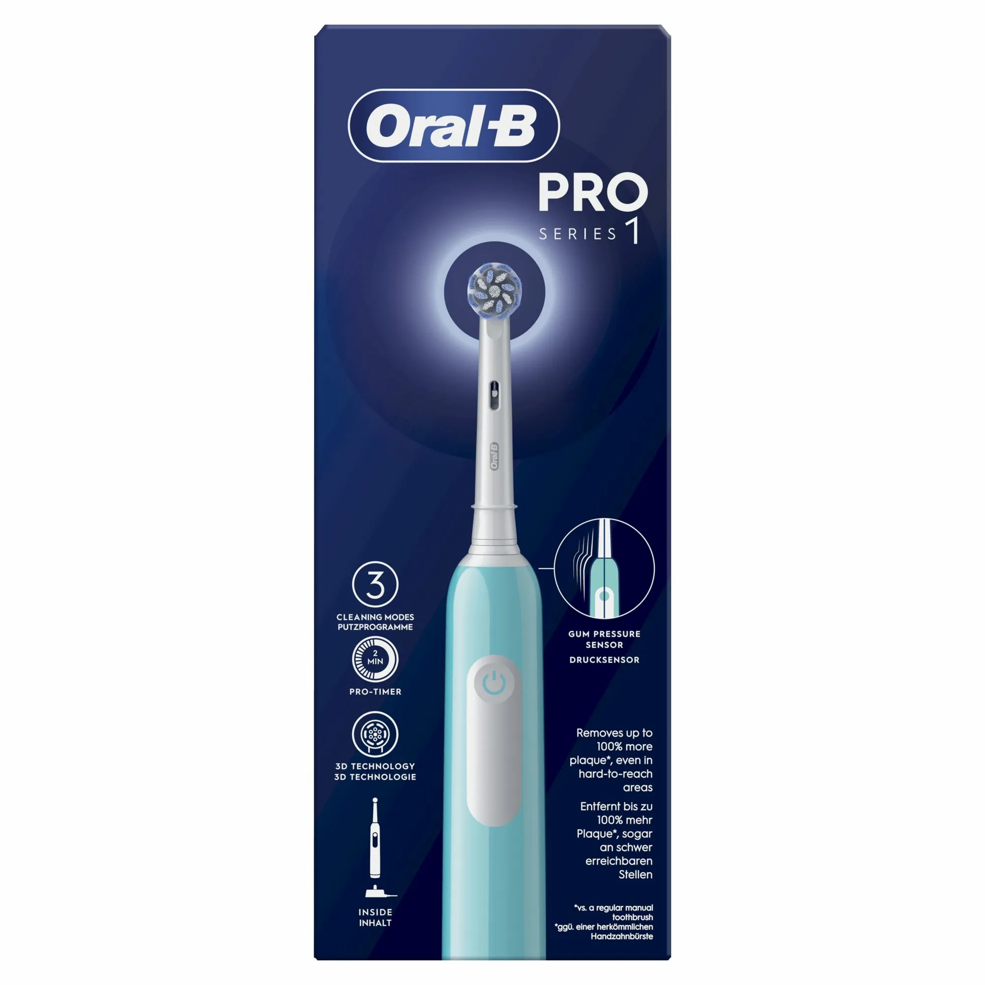 Oral-B Pro 1 Cross Action -sähköhammasharja, pinkki Oral-B Pro 1 Cross Action -sähköhammasharja, pinkki