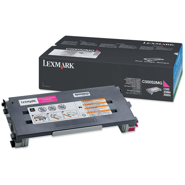 Lexmark 0C500H2MG High Yield -laserv&auml;rikasetti, magenta
