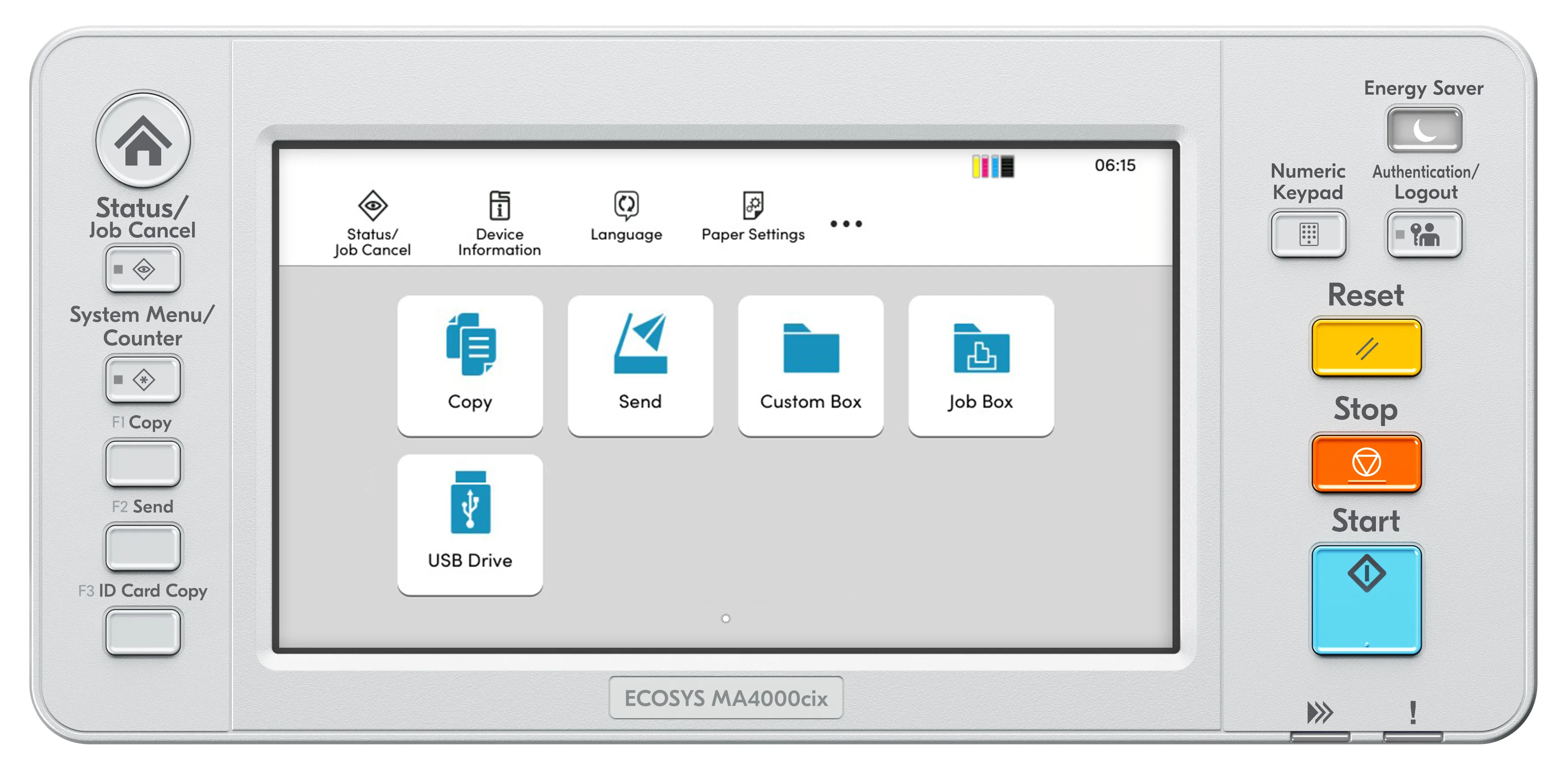 KYOCERA ECOSYS MA4000cix A4 Colour Multifunctional Laser Printer 40ppm