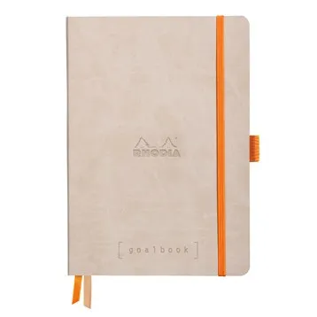Rhodia Goalbook soft beige A5 dot ivory