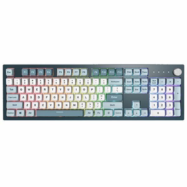 Montech MKey Fullsize Freedom Gateron G Pro 2.0 Red -pelinäppäimistö, sininen/valkoinen