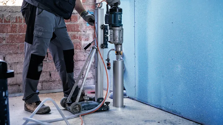 Bosch diamond wet drilling head.72x450mm, 1 1/4 &quot; - 2608601738