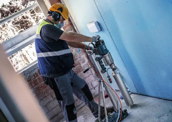 Bosch diamond wet drilling head.72x450mm, 1 1/4 &quot; - 2608601738