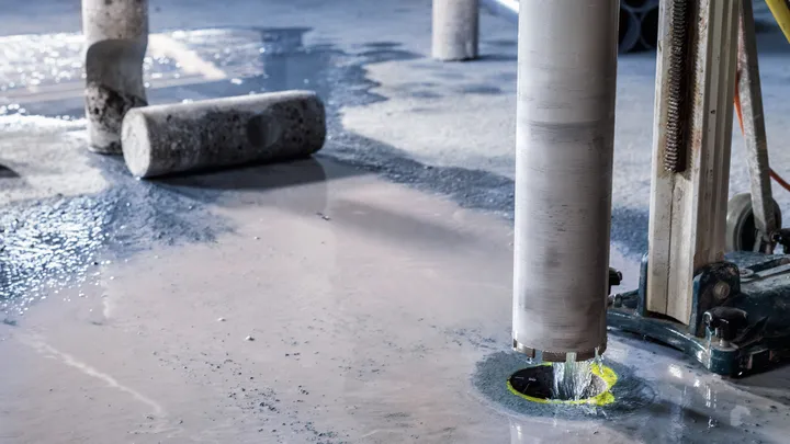 Bosch diamond wet drilling head.72x450mm, 1 1/4 &quot; - 2608601738