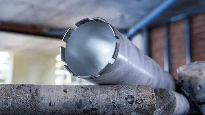 Bosch diamond wet drilling head.72x450mm, 1 1/4 &quot; - 2608601738