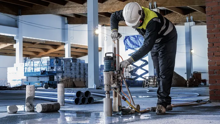 Bosch diamond wet drilling head.72x450mm, 1 1/4 " - 2608601738