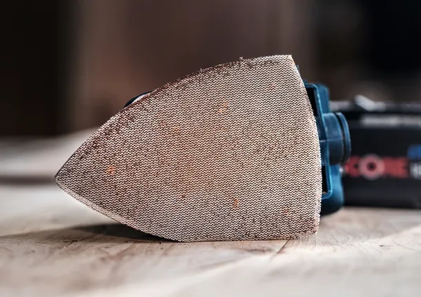 Bosch Expert M480 grid structure sanding sheet set 100 x 150mm, K80 / 120 / 180 (6 pieces, for multi-sander)