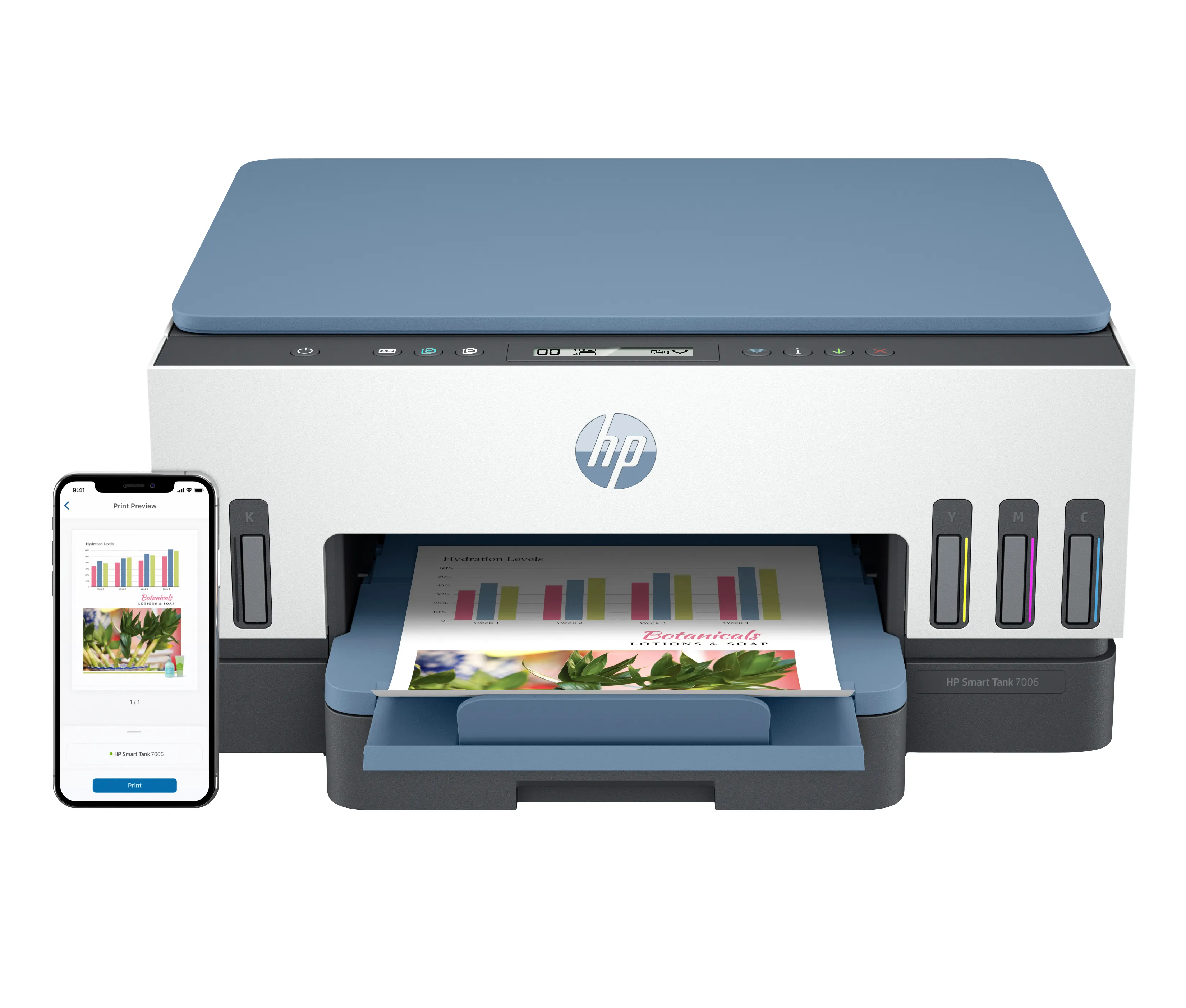 HP Smart Tank 7006 All-in-One Printer A4 color Inkjet Print scan copy 9ppm