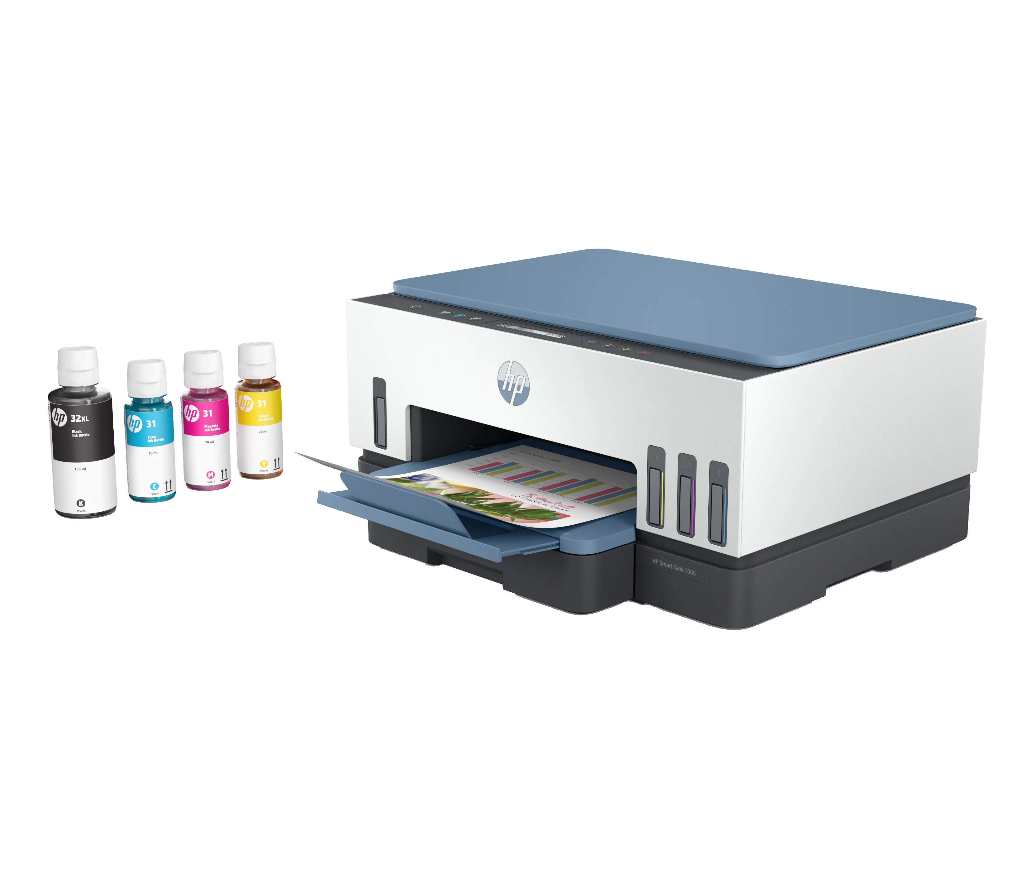 HP Smart Tank 7006 All-in-One Printer A4 color Inkjet Print scan copy 9ppm