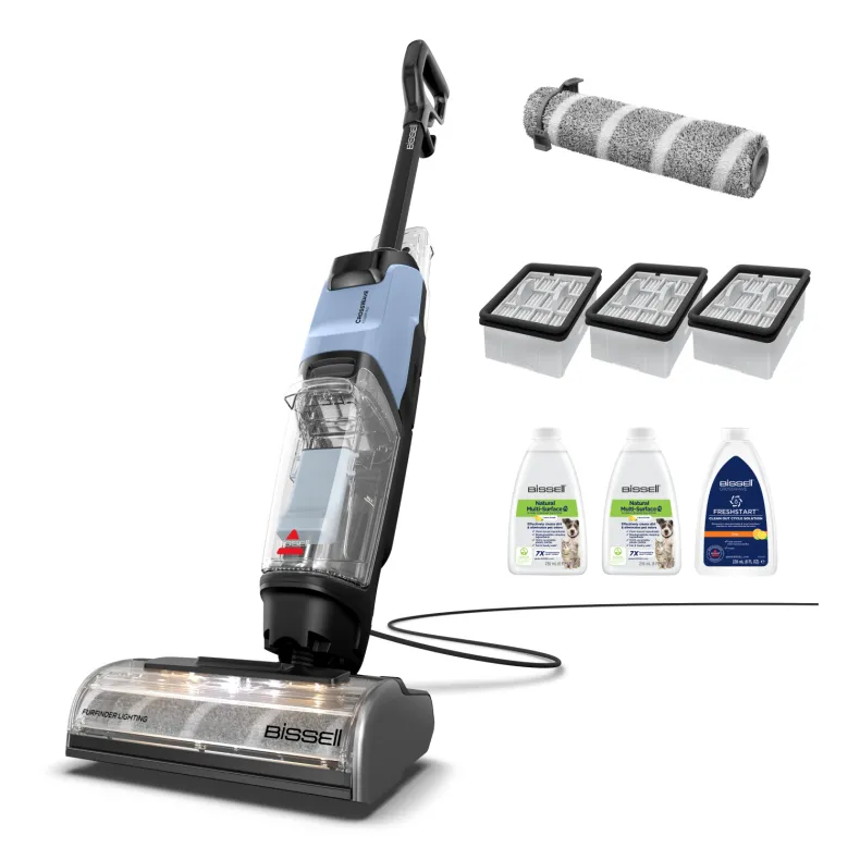 BISSELL CrossWave EdgeFind PRO -märkä-kuivaimuri, musta/sininen