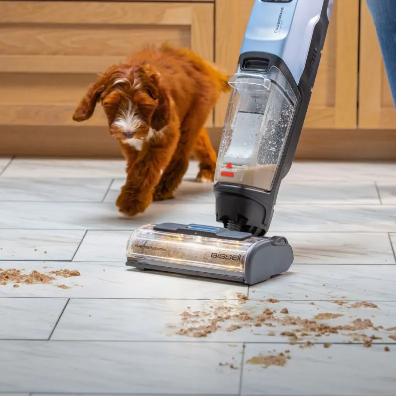 BISSELL CrossWave EdgeFind PRO -märkä-kuivaimuri, musta/sininen