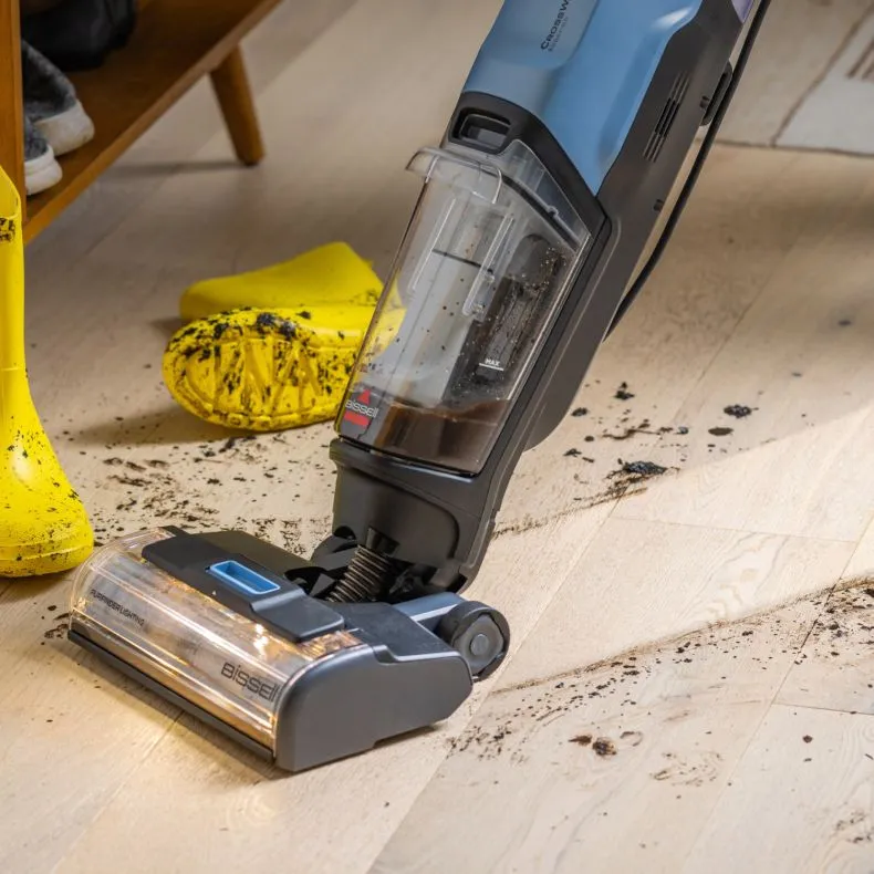 BISSELL CrossWave EdgeFind PRO -märkä-kuivaimuri, musta/sininen