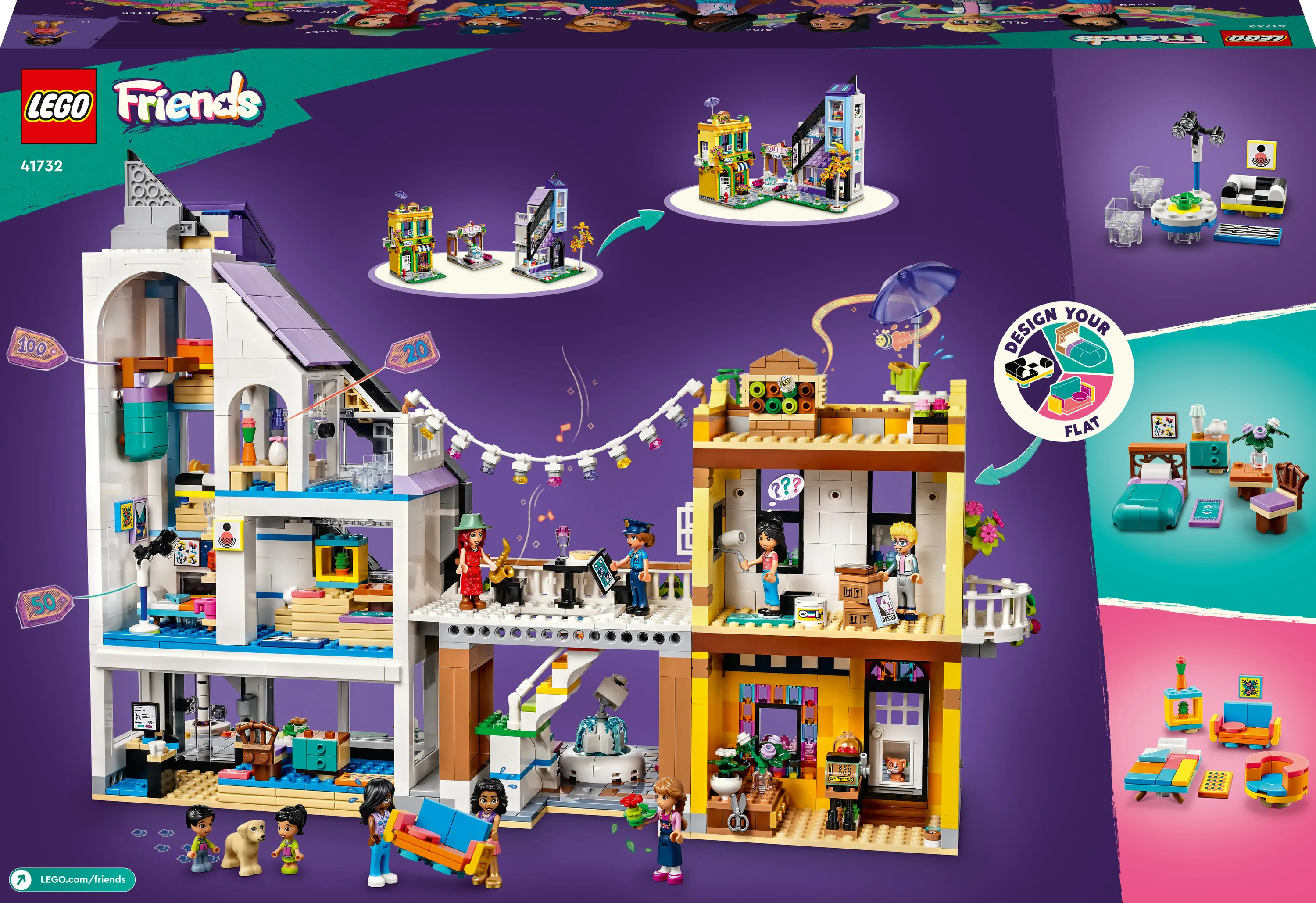 LEGO Friends Blomsteraffär och designbutik 41732 LEGO Friends Blomsteraffär och designbutik 41732