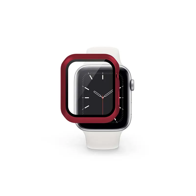 EPICO GLASS CASE APPLE WATCH 4/5/6/SE (40 mm) - red