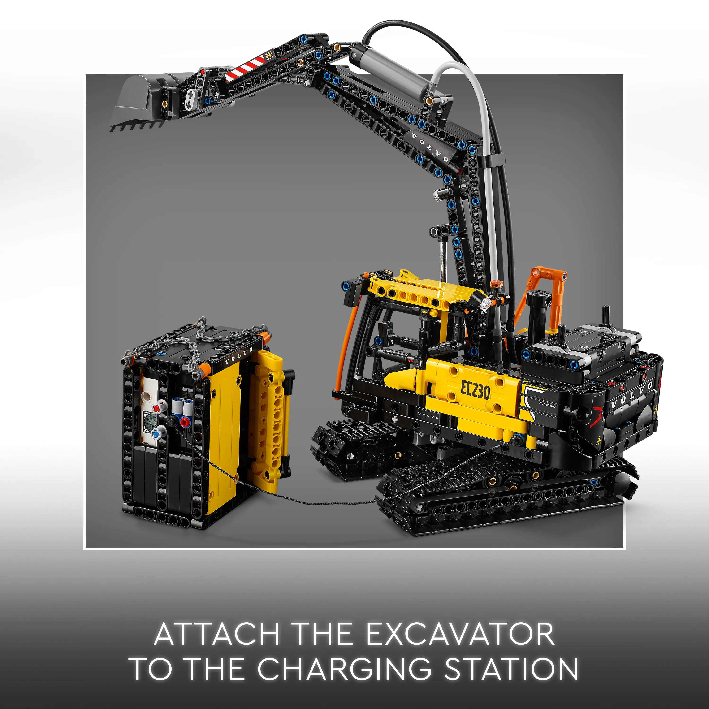 LEGO Technic Volvo FMX Lastbil och EC230 Elektrisk Gr&auml;vmaskin 42175