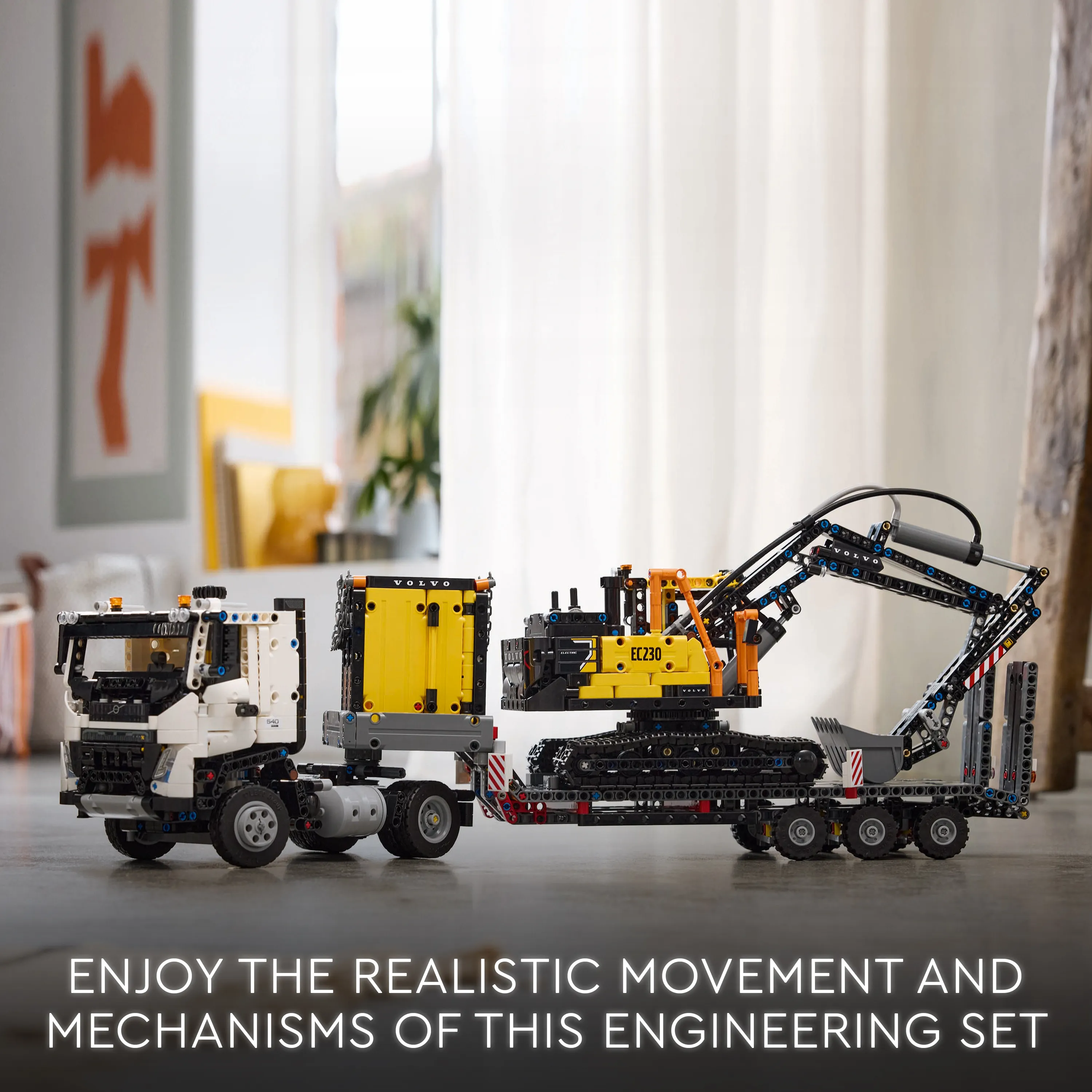 LEGO Technic Volvo FMX Lastbil och EC230 Elektrisk Gr&auml;vmaskin 42175