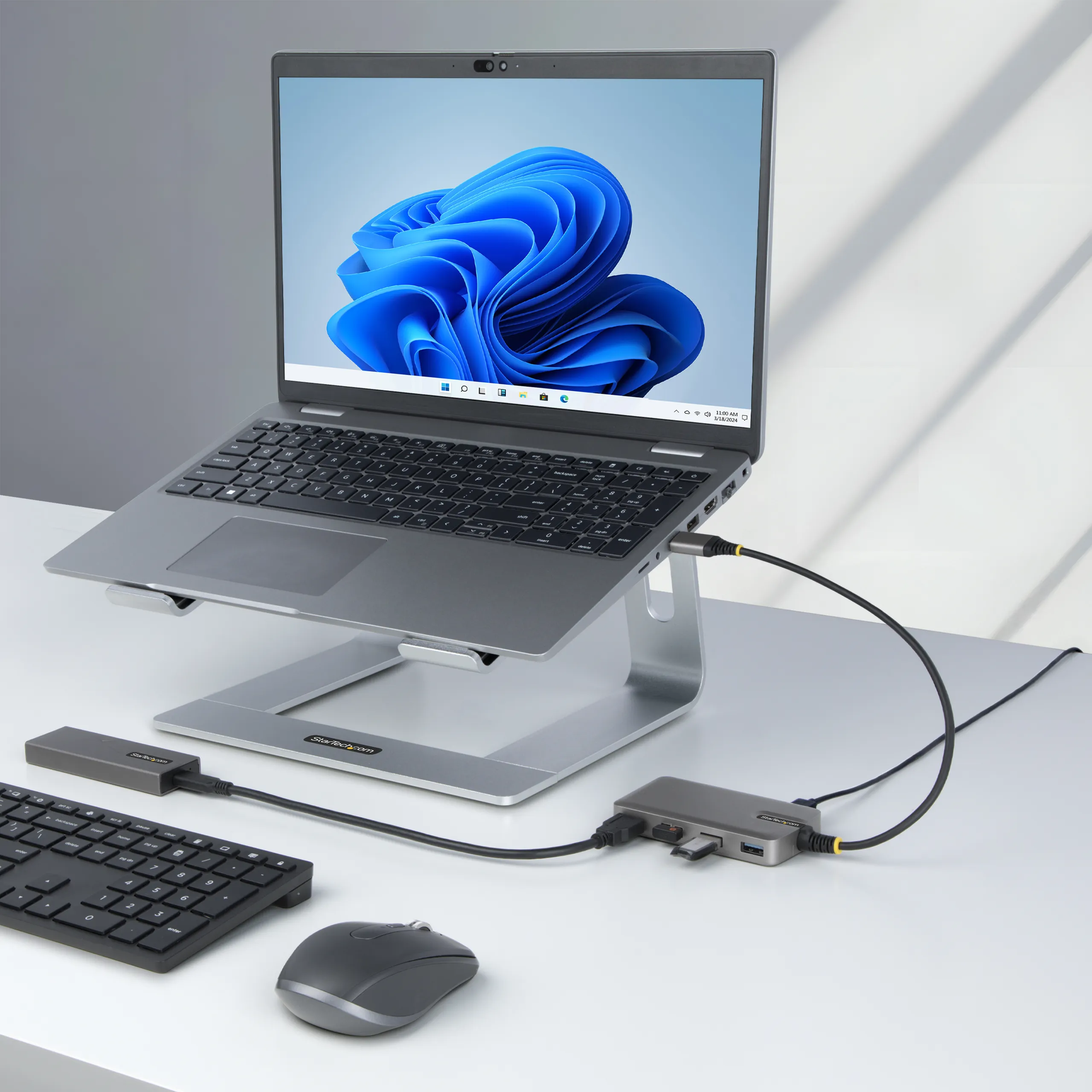 4-Port USB Hub 5Gbps Bus Powered
