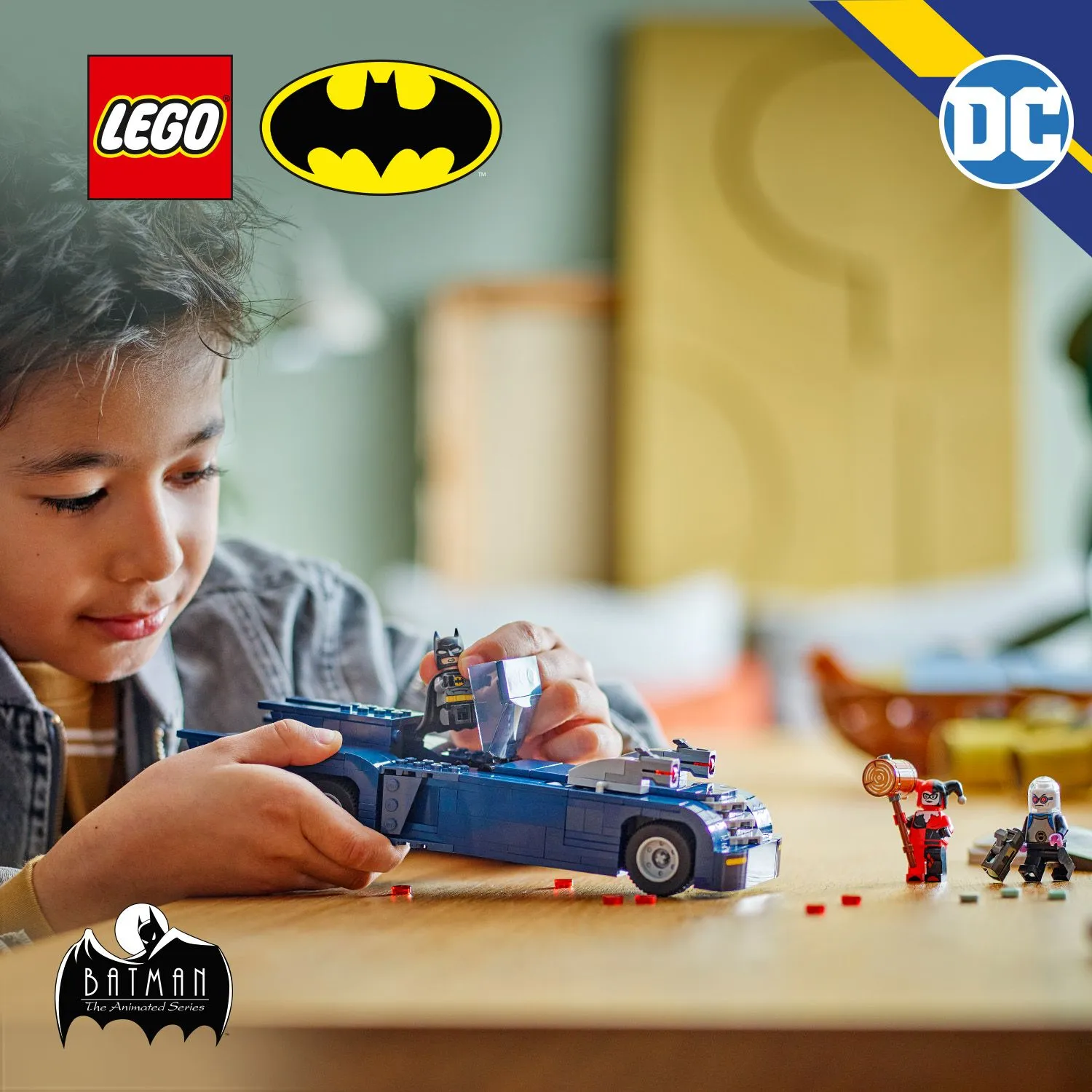 LEGO DC Comics Batman och Batmobile mot Harley Quinn och Mr. Freeze 76274