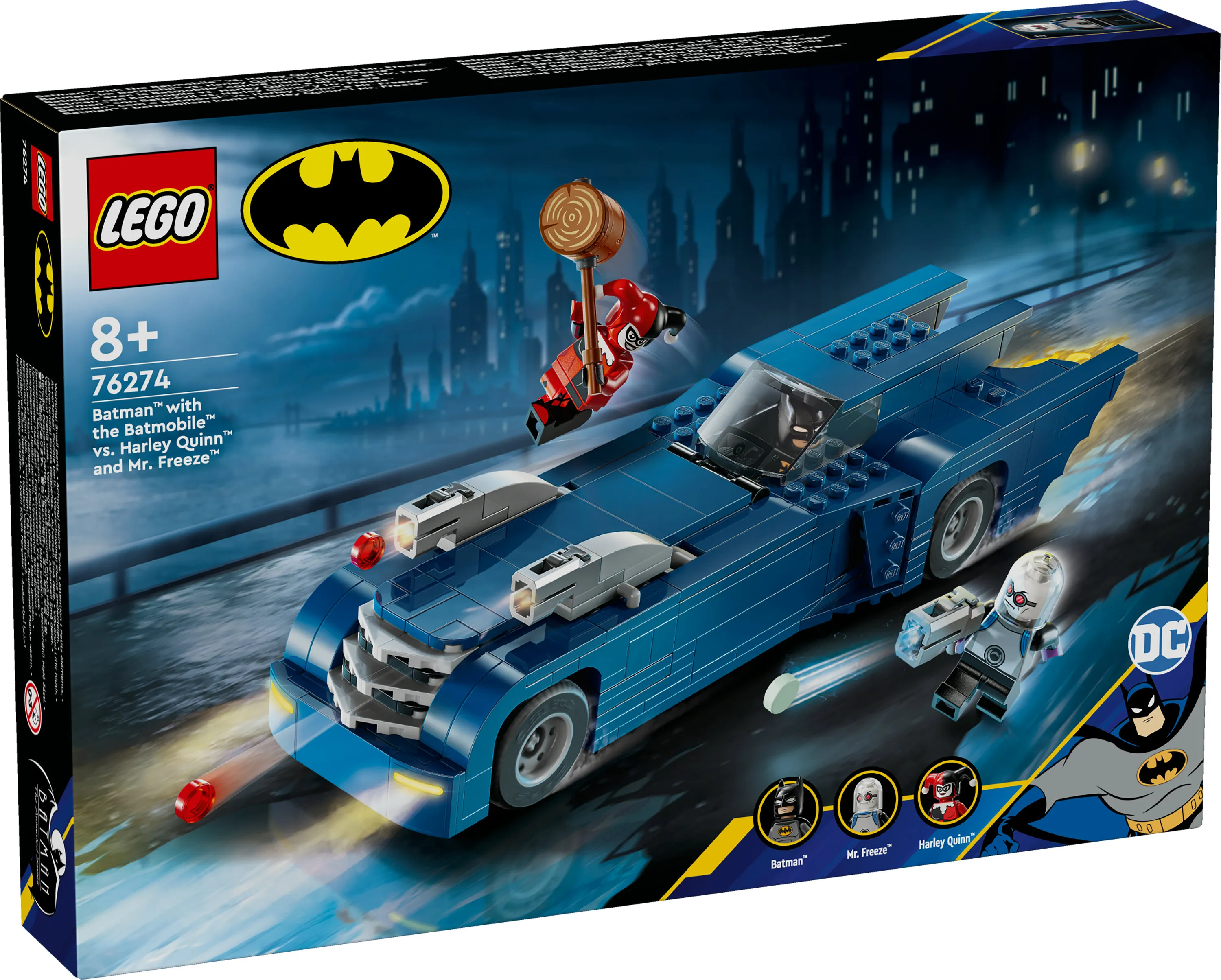 LEGO DC Comics Batman och Batmobile mot Harley Quinn och Mr. Freeze 76274
