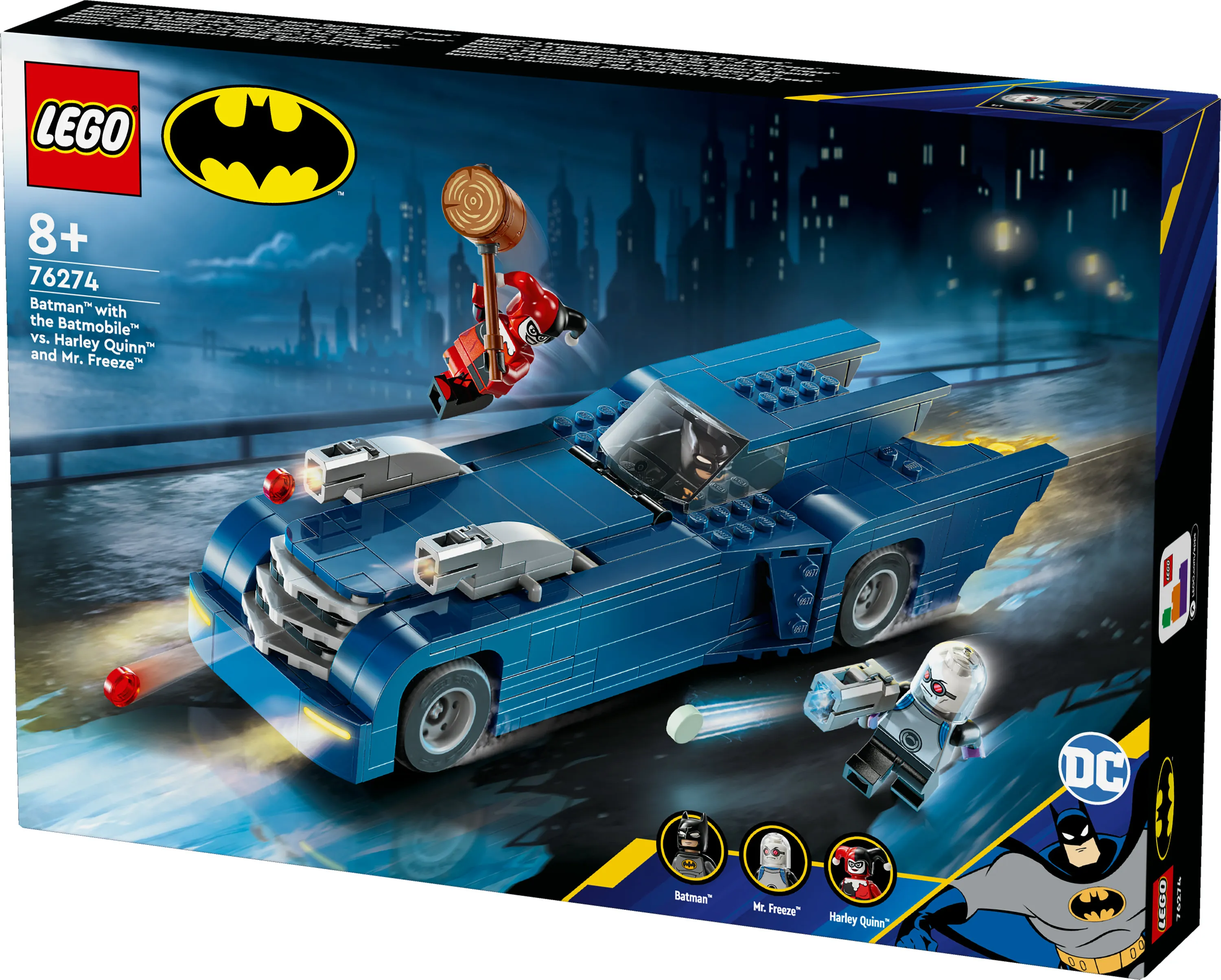LEGO DC Comics Batman och Batmobile mot Harley Quinn och Mr. Freeze 76274
