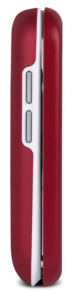 Doro 6041 -puhelin, punainen/valkoinen