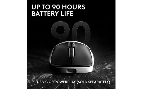 Logitech G PRO X2 SUPERSTRIKE Wireless Gaming Mouse, Black