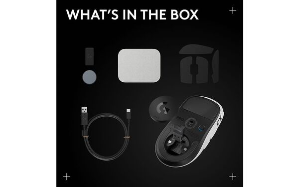 Logitech G PRO X2 SUPERSTRIKE Wireless Gaming Mouse, Black