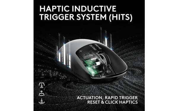 Logitech G PRO X2 SUPERSTRIKE Wireless Gaming Mouse, Black