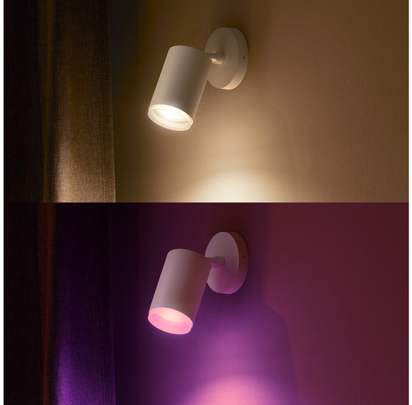 Philips by Signify Hue White and colour ambience Fugato single spotlight