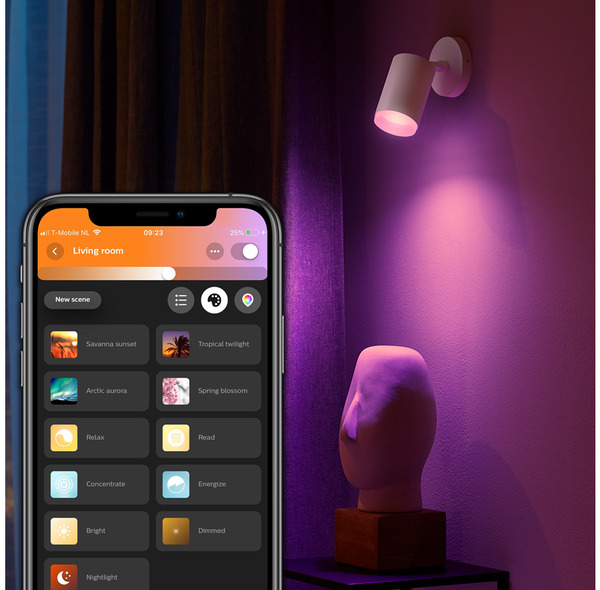 Philips by Signify Hue White and colour ambience Fugato single spotlight