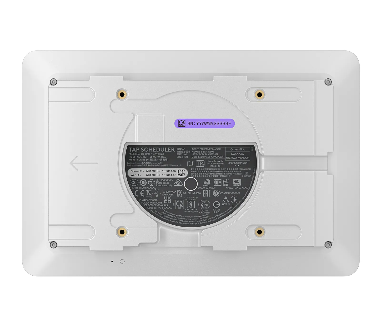 LOGITECH TAP Scheduler Off-White WW