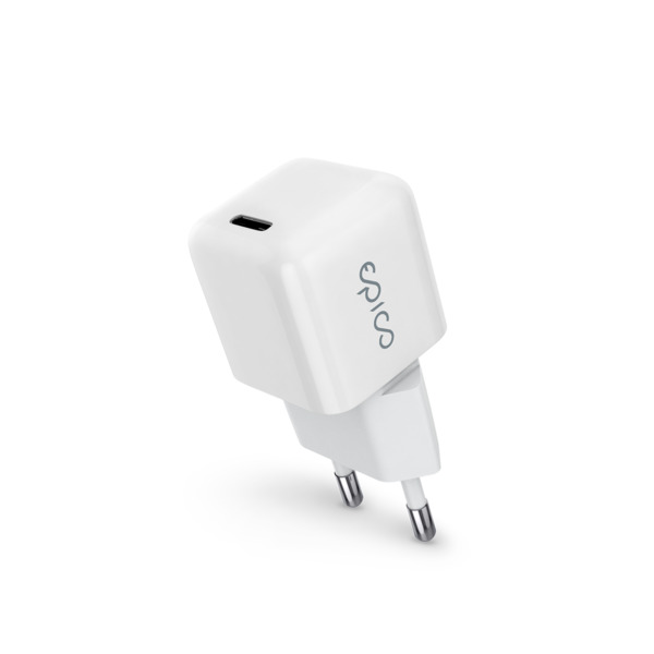 Epico 30W GaN Charger Bundle with 1.2m USB-C cable - white