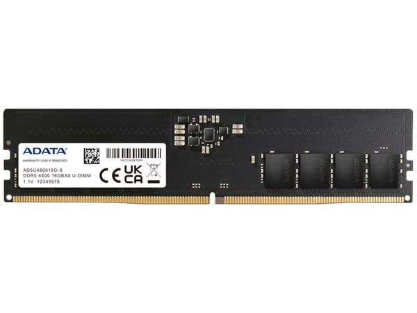 ADATA ECC 16GB (1 x 16GB) DDR5 4800 MHz, CL40 Memory