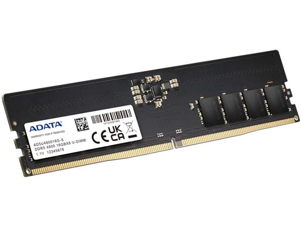 ADATA ECC 16GB (1 x 16GB) DDR5 4800 MHz, CL40 Memory
