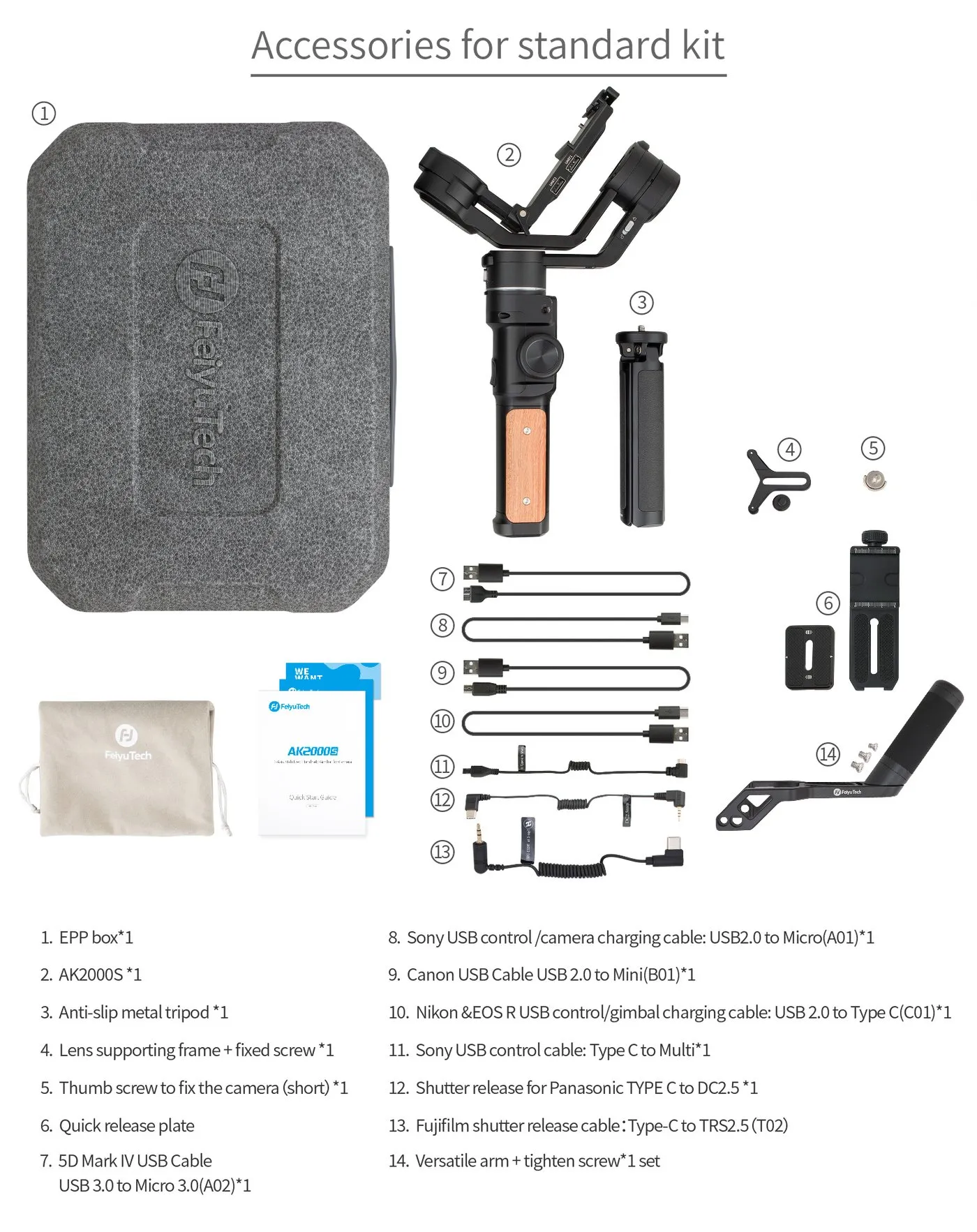 FEIYUTECH AK2000S STANDARD KIT