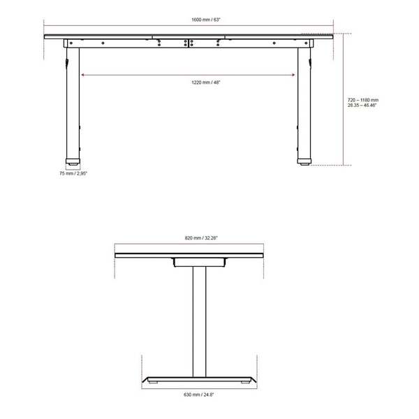 Arozzi Arena Large Gaming Desk - Omega