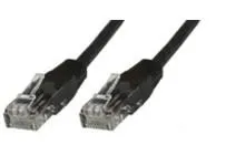 MicroConnect Cat6 F/UTP -verkkokaapeli, 0,5m, PVC, Musta