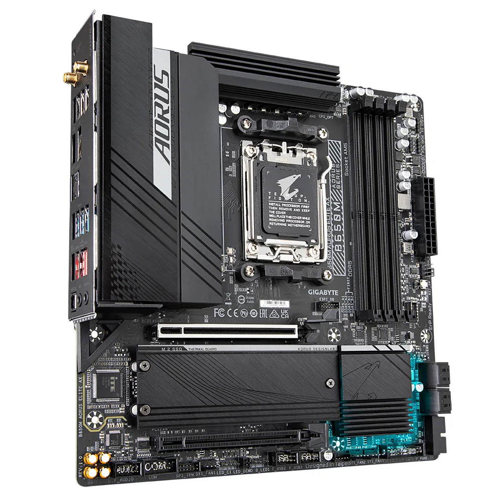 Gigabyte B650M AORUS ELITE AX mATX-emolevy