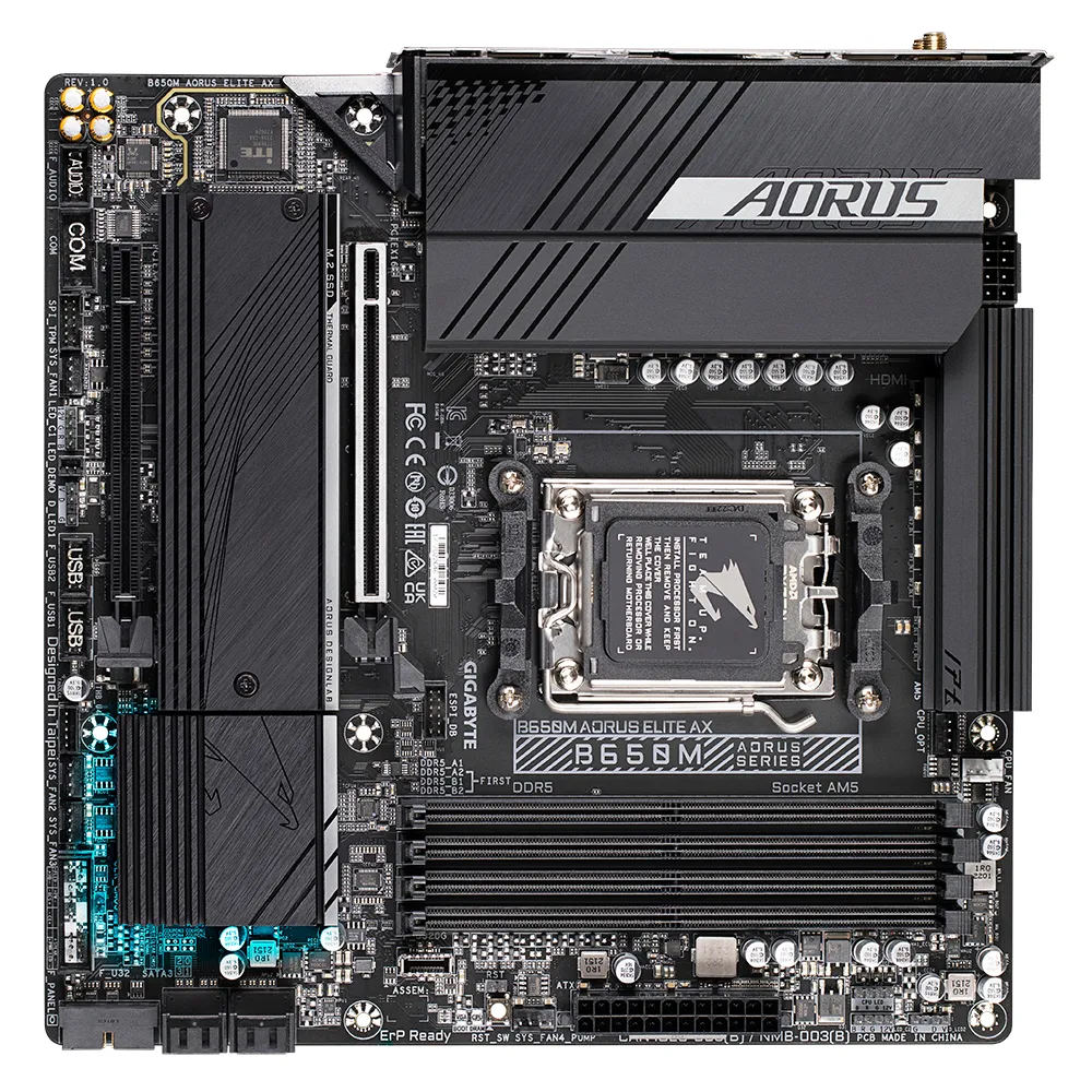 Gigabyte B650M AORUS ELITE AX mATX-emolevy