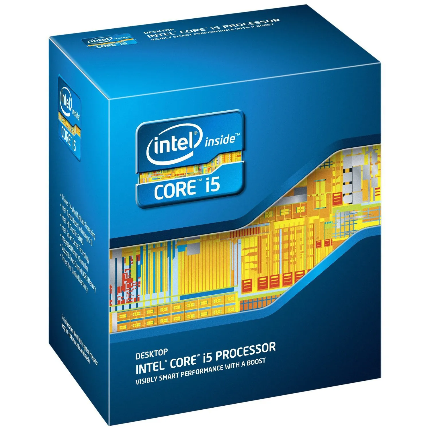 Intel Core i5-2500K  BOX 3,3GHZ /6M S1155