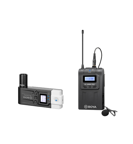 Boya Wireless Mic, UHF Dual-Channel Wireless Microphone System