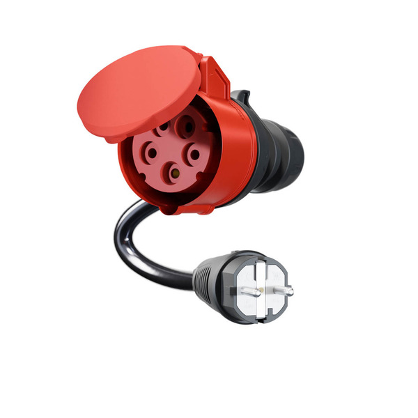 go-e CH-04-34 Adapter for go-e Charger Gemini flex 11 kW to Household Socket